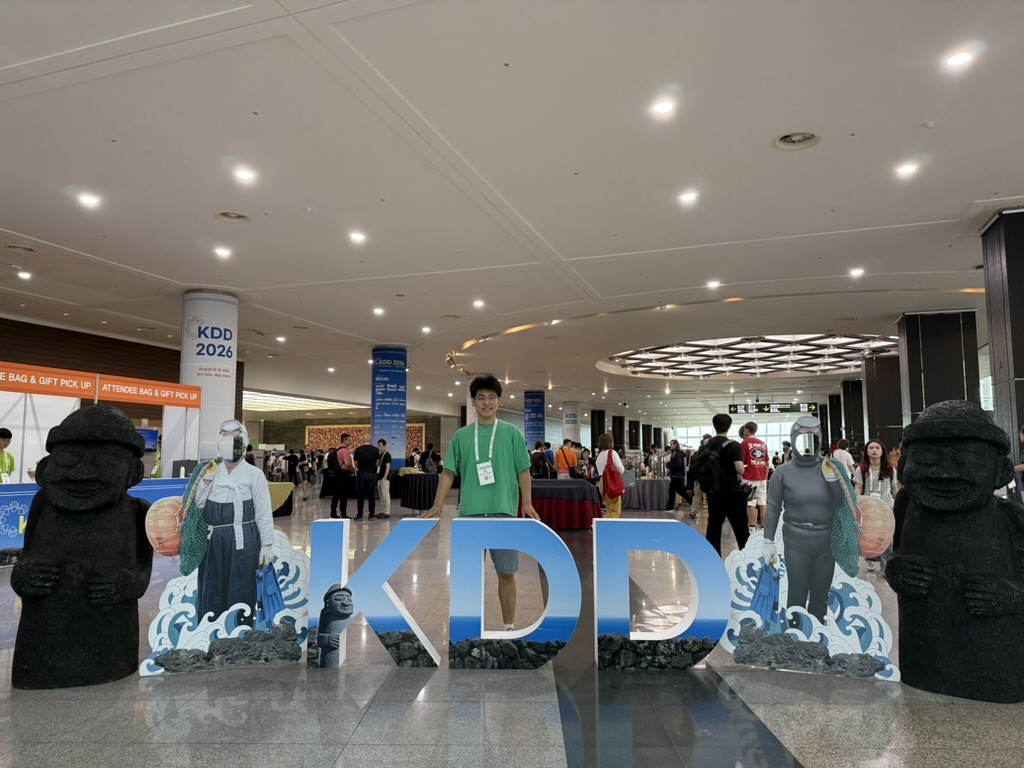Attending KDD 2026 in Jeju, South Korea